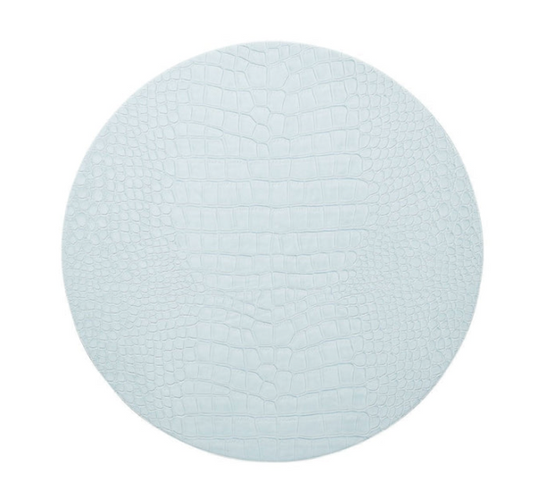 Croco Placemat in Sapphire, Set of 4