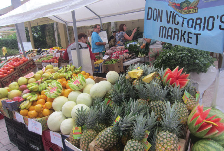 Veggies, Fruits Produce Color Inspiration