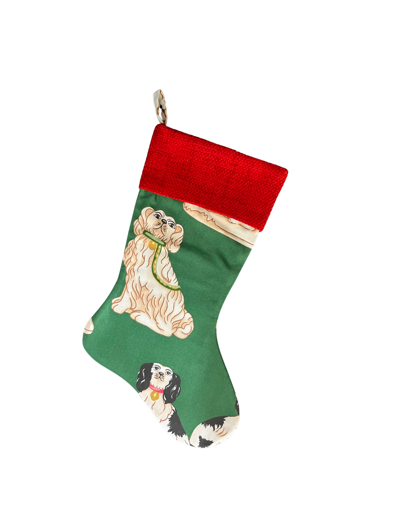 Staffordshire Dogs Christmas Stocking