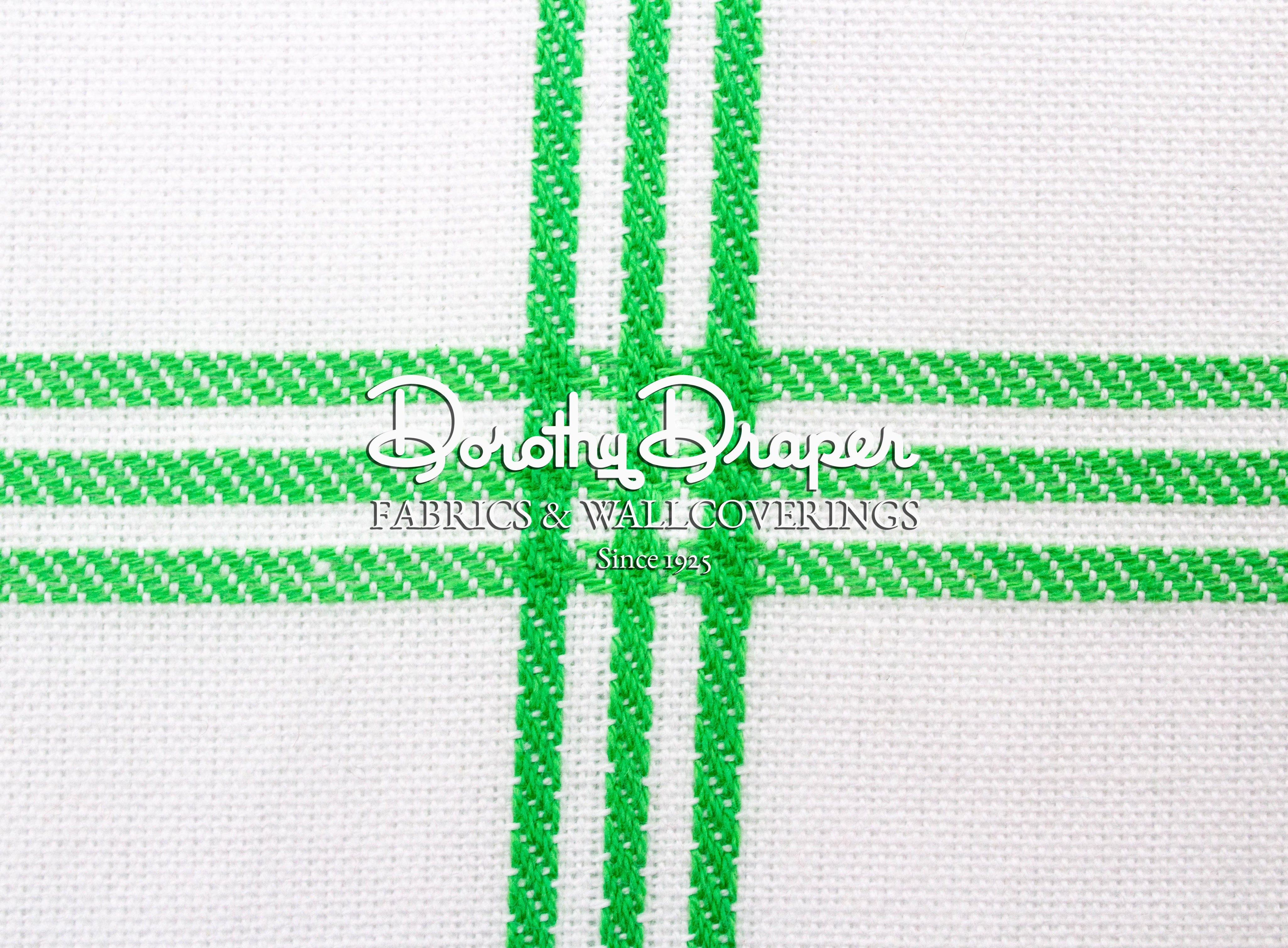 Cooper Plaid Green Fabric