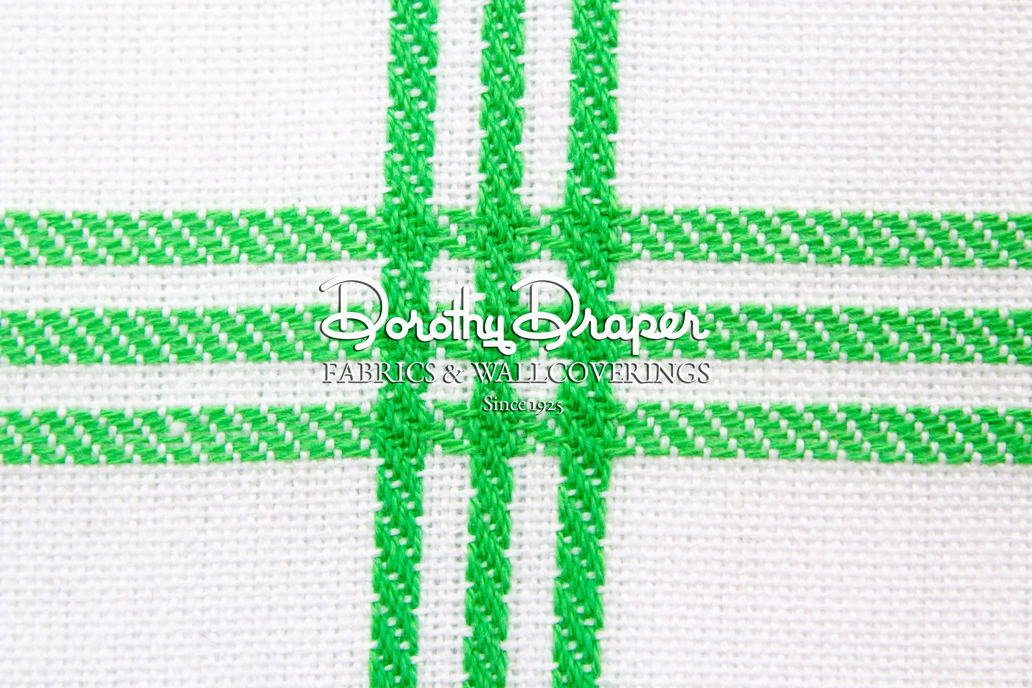 Cooper Plaid Green Fabric