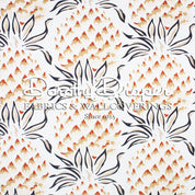 Lanai Pineapple Brown Fabric